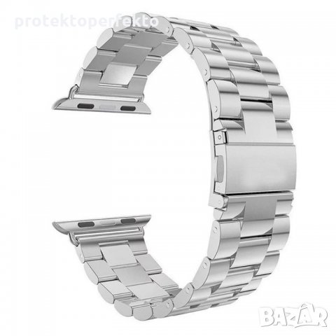 Метална каишка за Apple WATCH 3, 4, 5, 6, SE, 7 -42мм, 44мм, 45мм, снимка 2 - Каишки за часовници - 31002818