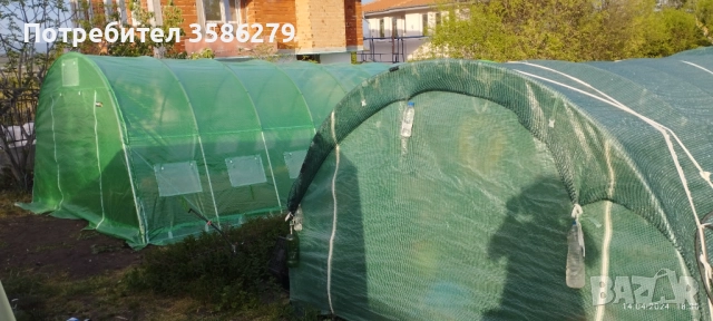 продавам 3 оранжерии 80 кв.м., снимка 4 - Оранжерии - 51869001