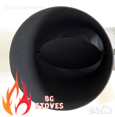 Коляно Ø 150 90° с ревизионен отвор и клапа DURATHERM , снимка 3 - Камини - 42605486