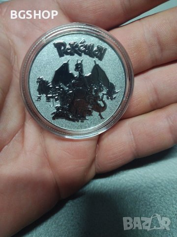 Покемон Пикачу монета / Pokemon Pikachu coin - Silver, снимка 6 - Нумизматика и бонистика - 38730107