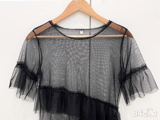 Туника от воал S/M - носена веднъж, снимка 2 - Туники - 53991186