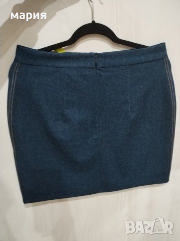 Нова памучна пола имитираща дънкова, снимка 8 - Поли - 40611120
