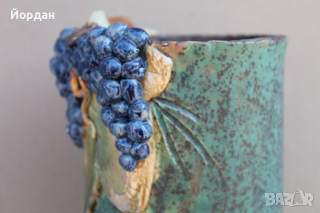 Немска ваза ръчна изработка , снимка 7 - Вази - 37605330