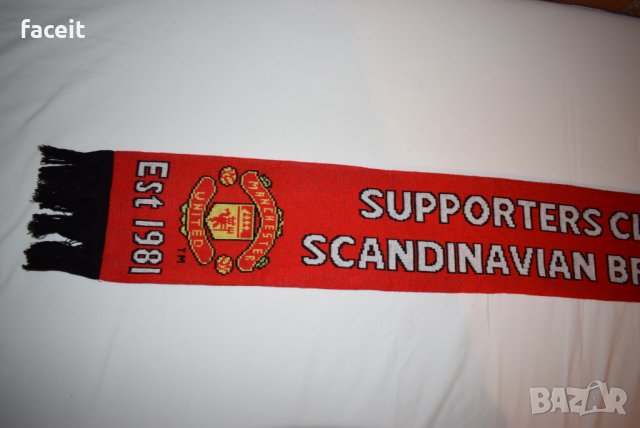 Manchester United - Scandinavian supporters - Страхотен футболен шал / Манчестър Юнайтед, снимка 6 - Футбол - 31175666