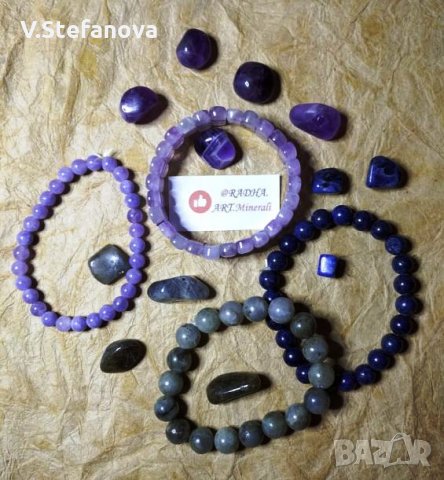 ГРИВНИ от натурални полускъпоценни камъни. 8 март. Чудесен подарък., снимка 7 - Гривни - 27400839