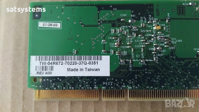  Broadcom BCM95703A30U PCI-X133 Gigabit Ethernet Adapter Card, снимка 11 - Мрежови адаптери - 31943796