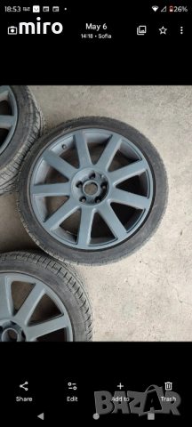 Зимни гуми с джанти за  Audi 235 40 18, снимка 5 - Гуми и джанти - 51554435