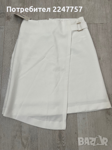 Нова Бяла пола размер S, снимка 1 - Поли - 44634806