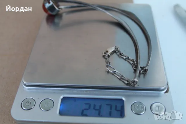 Сребърно дамско колие, снимка 13 - Колиета, медальони, синджири - 47608141