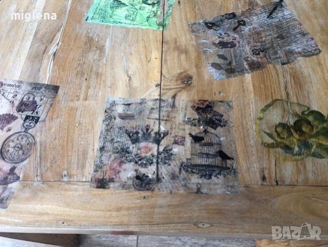 ПРОДАВАМ МАСИВНА МАСА ОТ ЕКЗОТИЧНО ТИКОВО ДЪРВО , снимка 4 - Маси - 38731641