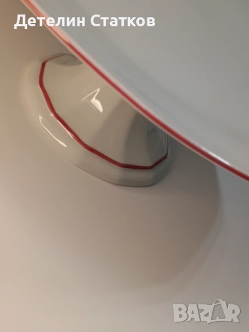 Елегантна порцеланова чиния на краче- Германия, снимка 2 - Чинии - 53036999