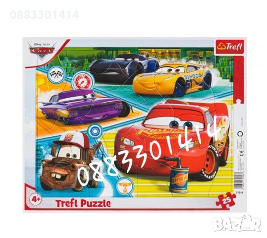 Пъзел Пепа Пиг Пес Патрул Спайдърмен Замръзналото кралство Колите, снимка 3 - Образователни игри - 29702827