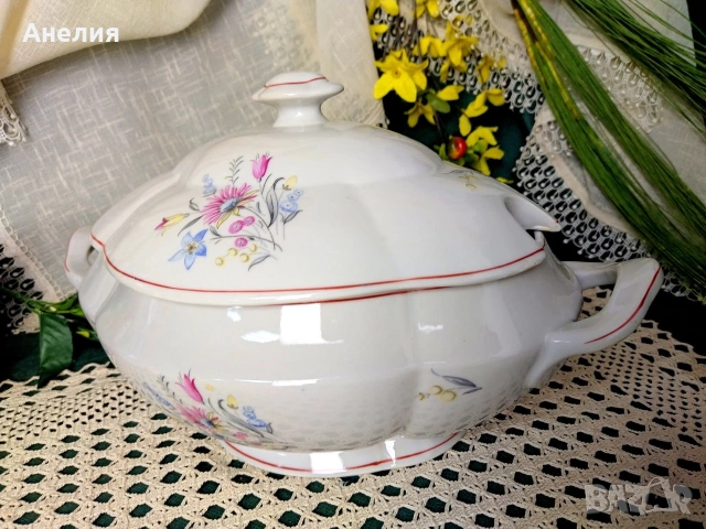 Китка нови пазар супник , снимка 4 - Чинии - 53140422