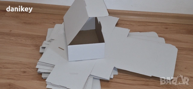 Бели картонени кутии 21х14х8см. , снимка 3 - Декорация за дома - 53910280
