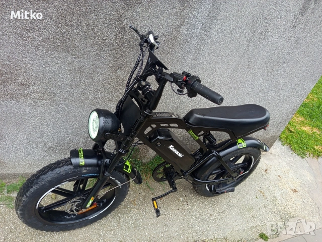 20цола електрически алуминиев велосипед с 7 скорости усилени капли амортисьори , снимка 12 - Велосипеди - 54058400