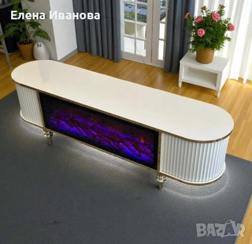 Декоративна камина заедно с шкаф , снимка 4 - Шкафове - 52727967