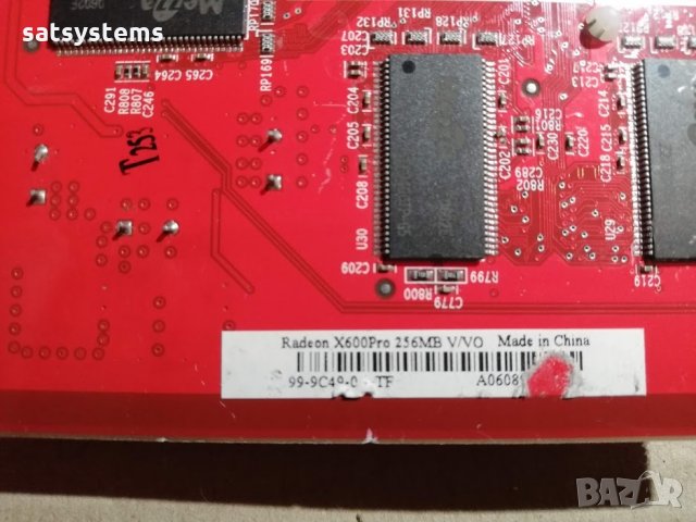 Видео карта ATi Radeon Sapphire X600 Pro 256MB DDR 128bit PCI-E, снимка 8 - Видеокарти - 31791820