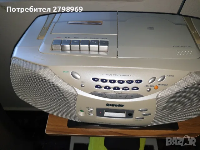 "Sony "_CFD-S36L, снимка 6 - Радиокасетофони, транзистори - 56132489
