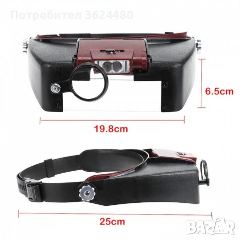 Лупа за глава със светодиодно осветление , снимка 2 - Други инструменти - 40163234