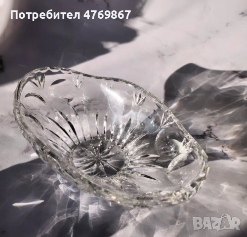 Кристална купа, снимка 3 - Аксесоари за кухня - 53888661