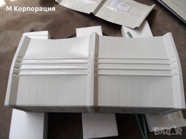 Аксесоари за термопанели бял керемиден и антрацит с 3 и 5 ребра, снимка 2 - Работни маси и бюра - 53133429