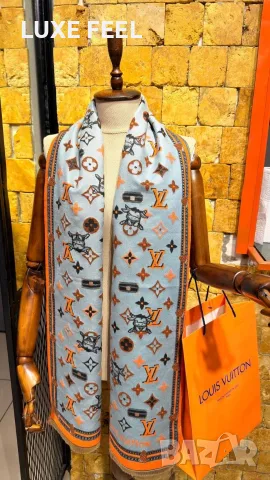 Louis Vuitton ⚜️Дамски Шалове , снимка 5 - Шалове - 56327706
