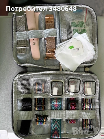 Apple Watch SE (2025), GPS, Корпус Starlight Aluminium 40mm, Starlight Sport Band - M/L, снимка 3 - Аксесоари за Apple - 54298481