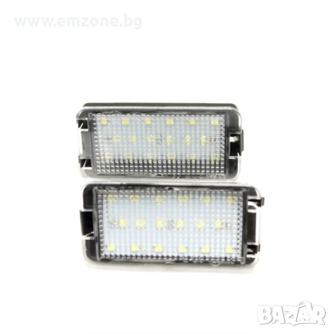 LED Диодни Плафон за Заден Рег. Номер Светлини Сеат SEAT Altea Arosa Ibiza Toledo Cordoba Leon