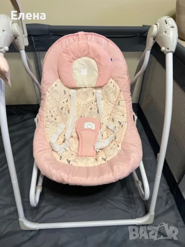 Люлка за бебе Kikka boo 2 в 1, Mia Stella Pink, снимка 7 - Детски люлки - 53975708