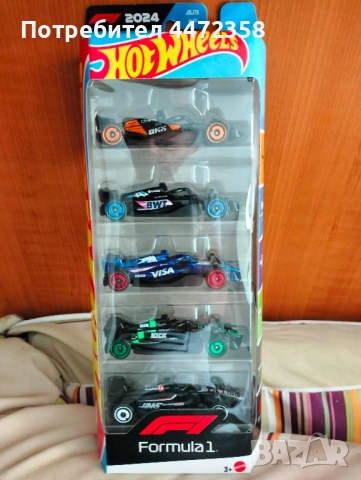 Формула 1 сет хот уилс F1 hot wheels five pack