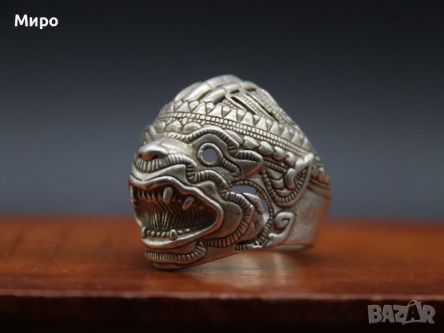 ЩАСТИЕ БОГАТСТВО "ПИКСИО" ЛЪВ ЗВЯР ПРЪСТЕН КИТАЙ ТАЛИСМАН АМУЛЕТ  АЗИЯ , снимка 4 - Пръстени - 42025985