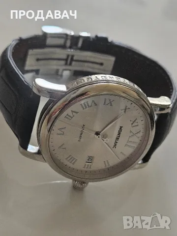 Montblanc Meisterstück 40mm 7068 Сребърен Римски , снимка 2 - Мъжки - 50280918