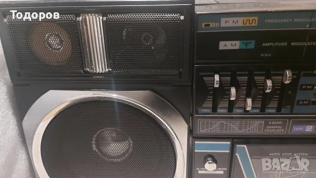 Sanwa 701 Stereo Radio Cassette Recorder , снимка 6 - Радиокасетофони, транзистори - 56046627