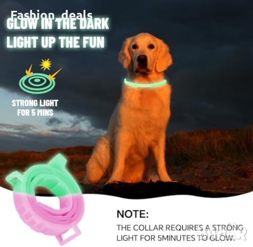 Нова Светеща Каишка за Успокояване на Кучета с Природни Масла, снимка 5 - За кучета - 42618791