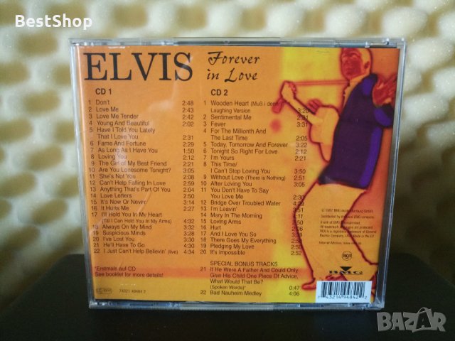 Elvis Presley - Forever in love ( 2 диска ), снимка 2 - CD дискове - 30226286