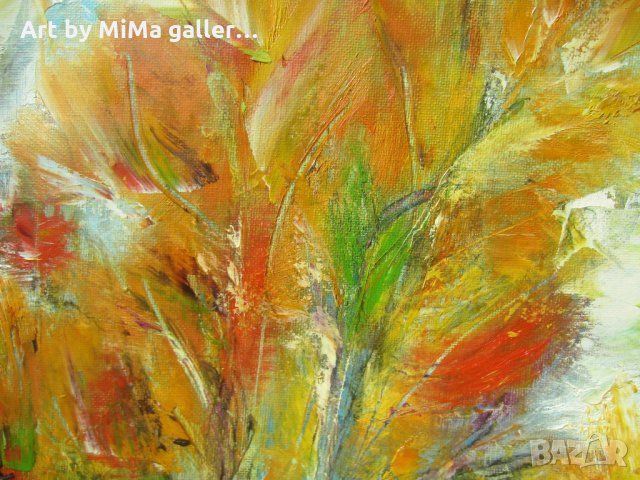 ЕСЕН - пейзаж - Мима / Art by MiMa, painting, голяма картина, kartina, painting , снимка 6 - Картини - 13046391