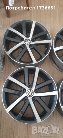 Оригинални Джанти VW 18", снимка 2 - Гуми и джанти - 44497342