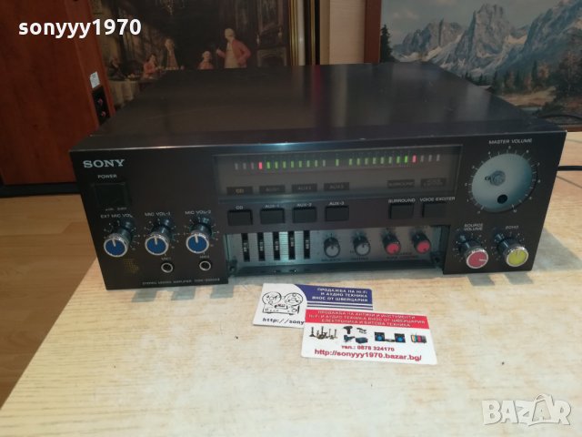 sony stereo amplifier-110v/60hz, снимка 3 - Ресийвъри, усилватели, смесителни пултове - 30266142