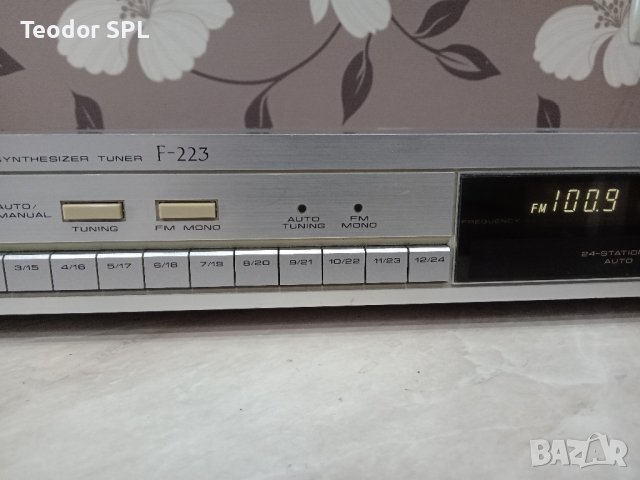 fm Radio tuner Pioneer F-223 , снимка 9 - Ресийвъри, усилватели, смесителни пултове - 44624236