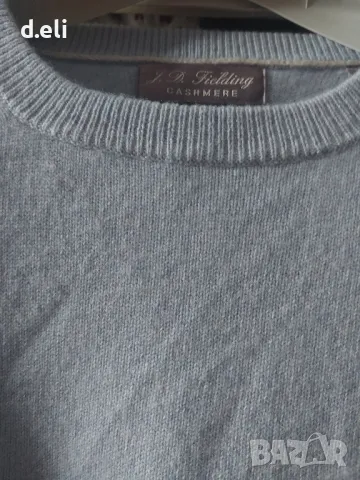 J.d.fielding Cashmere Size 2XL 100%  кашмир. Мъжки пуловер.