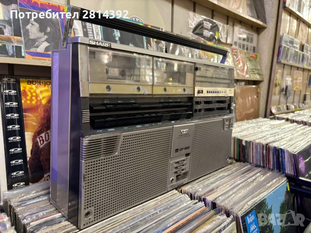Касетофони SHARP GF-9494 GF-666 GF-7474, снимка 7 - Радиокасетофони, транзистори - 54129629