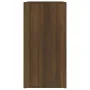 Шкаф за обувки, кафяв дъб, 60x35x70 см, инженерно дърво, снимка 5