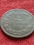 Стара монета над стогодишна 2 стотинки 1912г. Царство България за колекция - 25072