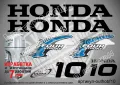 HONDA 75 hp Хонда извънбордови двигател стикери надписи лодка яхта, снимка 7