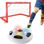 Светеща ЛЕД плаваща футболна топка LED със звуци , снимка 2