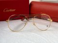 Cartier висок клас мъжки слънчеви очила авиатор с дървени дръжки, снимка 9