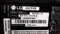 LG 43LF510V със счупена матрица , EAX66453204(1.1) , 6870C-0532A , HC430DUN-SLNX1-5122, снимка 4