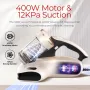 Прахосмукачка за матраци JIGOO S100 със сензор за акари, UV светлина, снимка 9