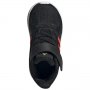 НАМАЛЕНИЕ!!!Бебешки спортни обувки ADIDAS RUNFALCON Черно с червени ленти, снимка 4