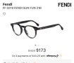Рамки за очила Fendi FF 0219, снимка 3